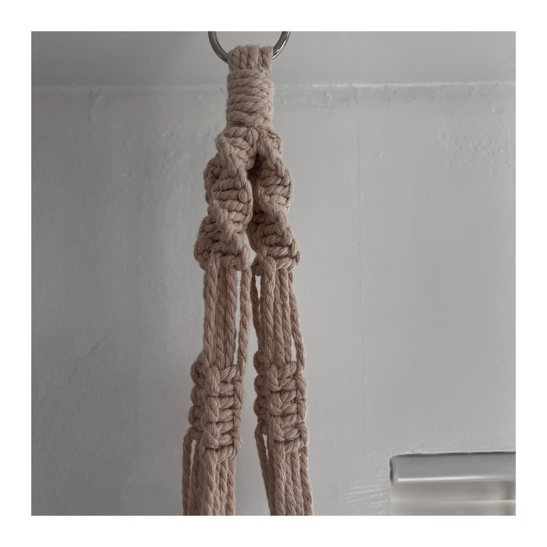 Macrame Plant Hanger (Natural) - #2