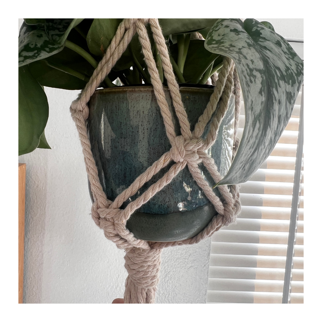 Macrame Plant Hanger (Natural) - #1